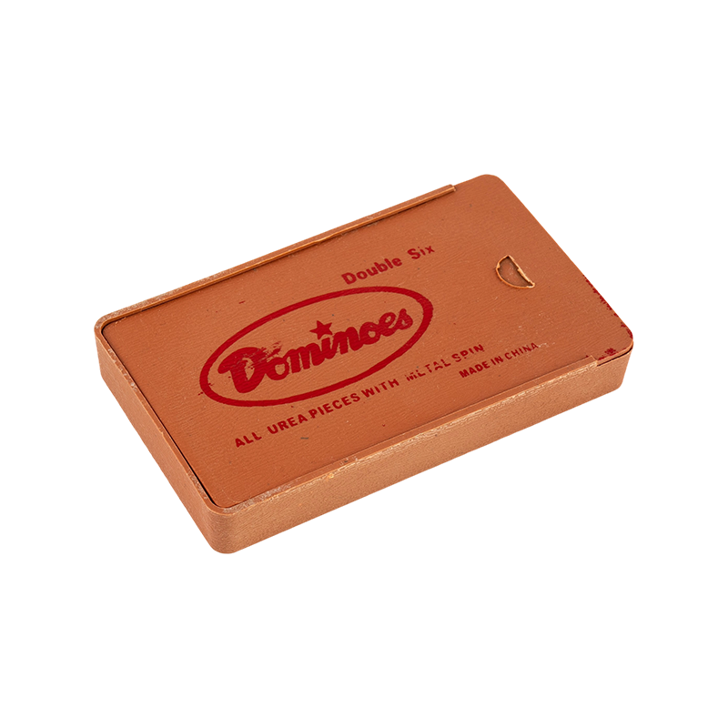 Mini double enam domino di kotak plastik