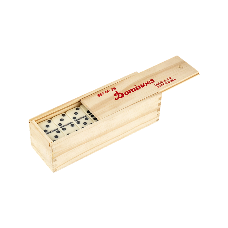 Double 6 Box Wooden Box Domino