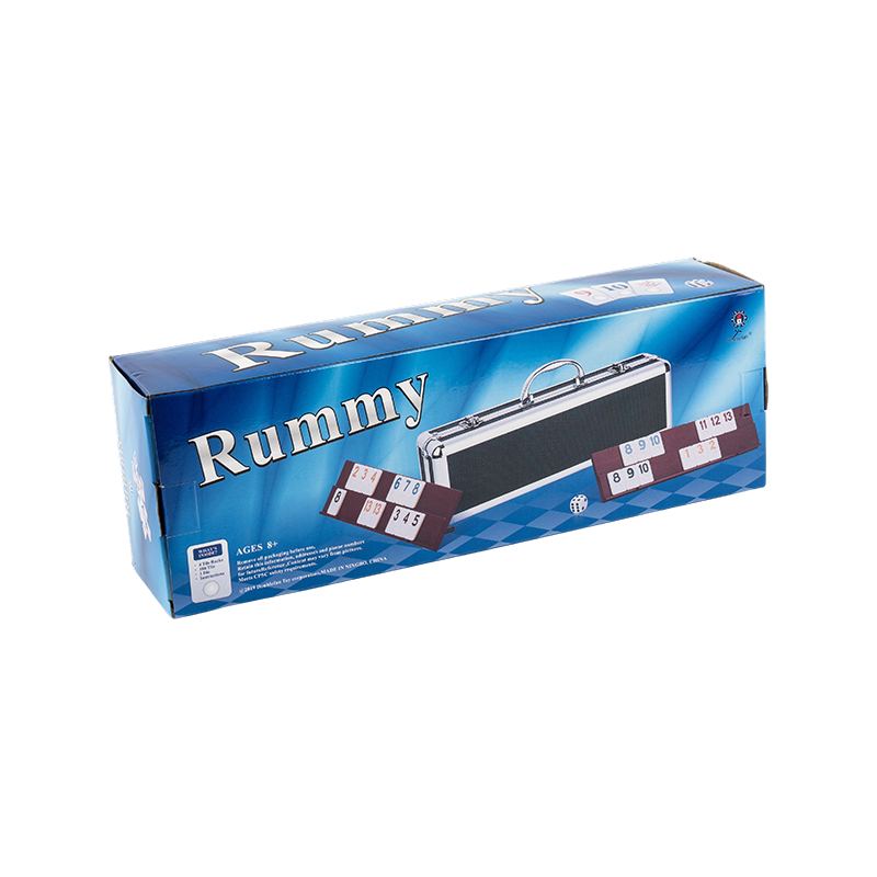 2-4 pemain permainan papan portabel portabel dengan case aluminium