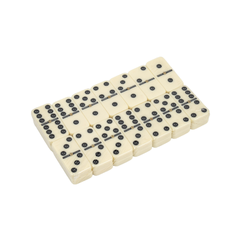 Acrylic Plastic Dot Dominoes Table Games Set
