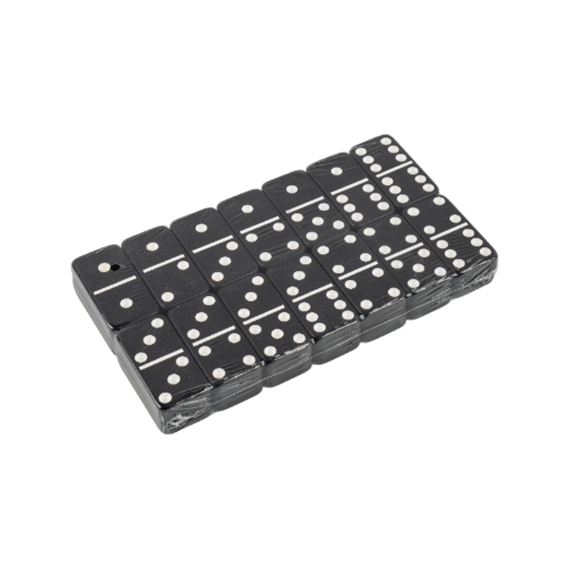 Set domino black dot putih dot
