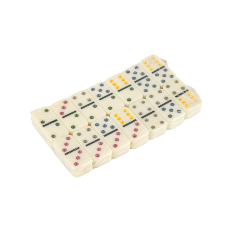 Set domino pola titik berwarna